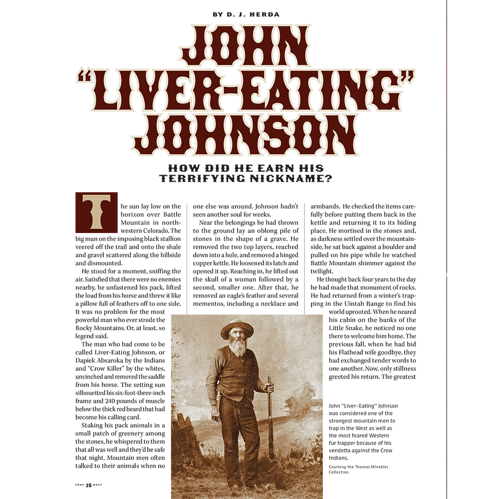 True West December 2023 - Liver Eating Johnson