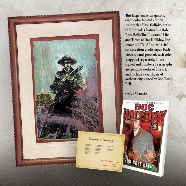 Doc Holliday Serigraph and Book Combo