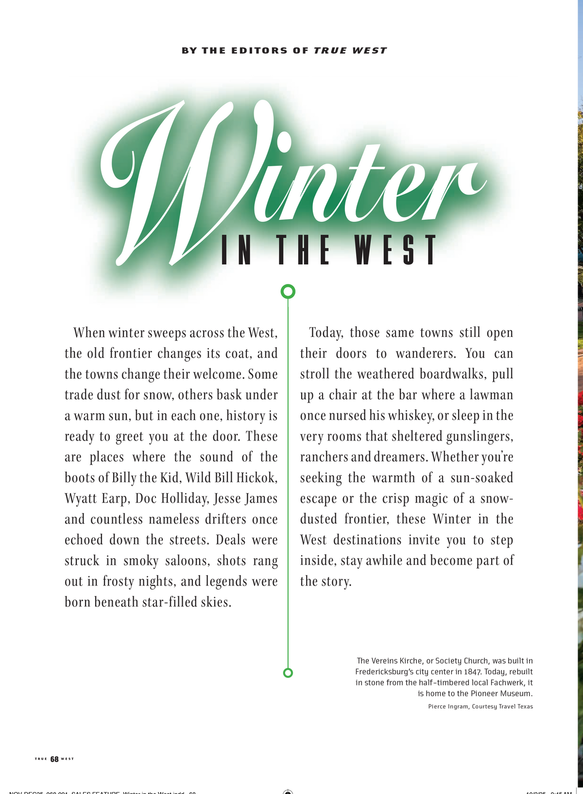 True West Magazine Nov / Dec 2025 - Doc & Wyatt